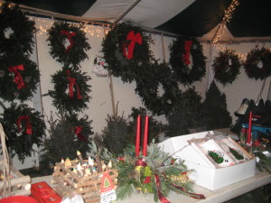 John's Tent of Fresh Wreaths